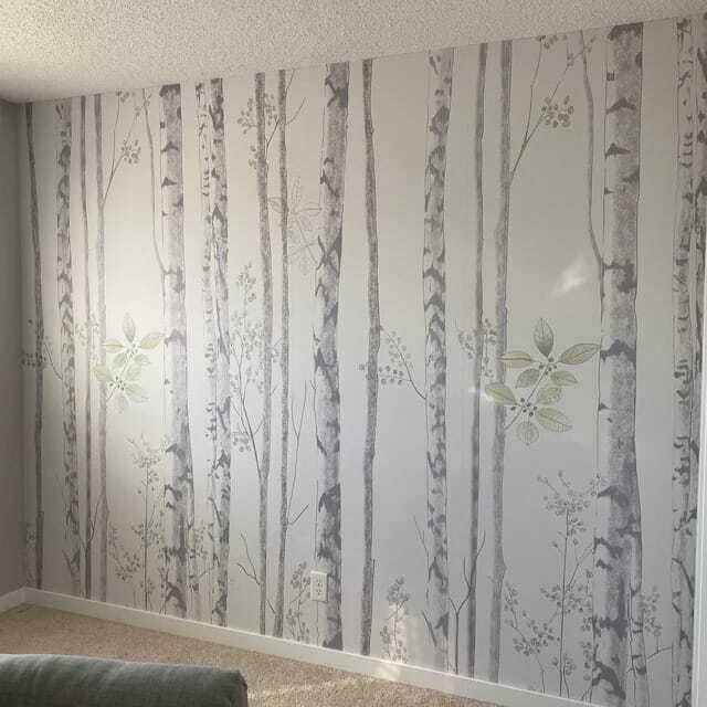 Mesteceni cu frunze verzi — interior 3