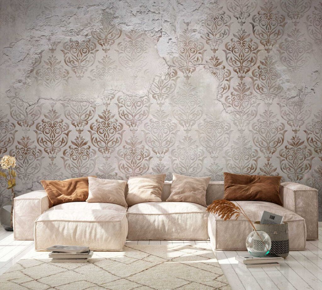 Ornamente pe vopsea uzată — interior 1