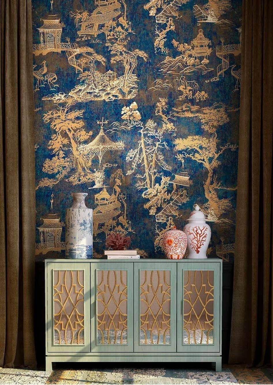 Peisaj auriu nocturn — interior 1