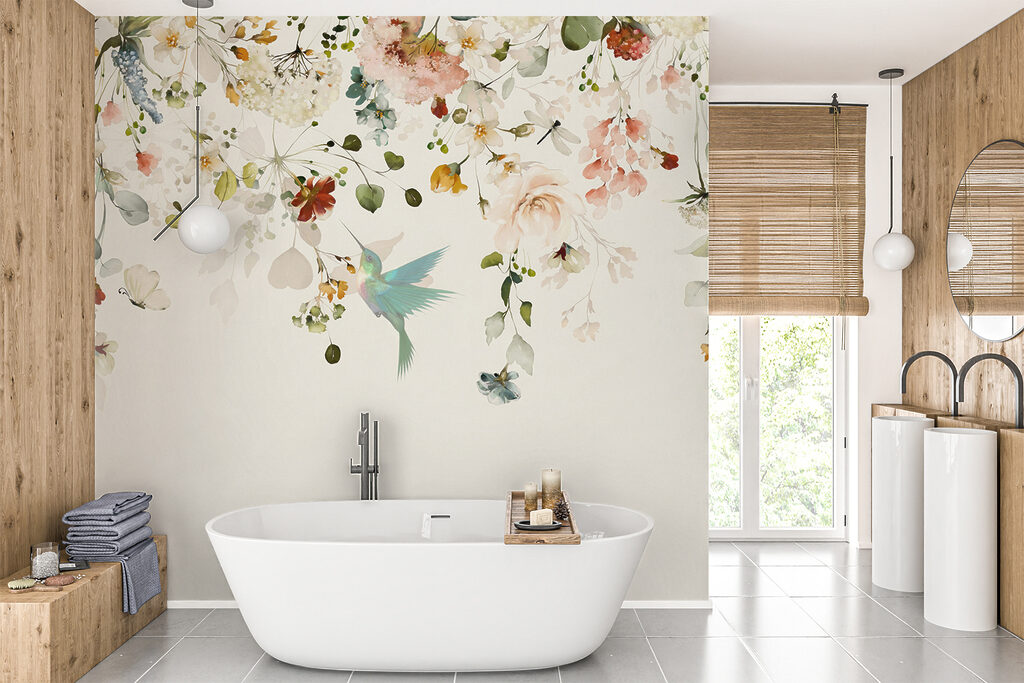Bordură florală cu păsărele — interior 5