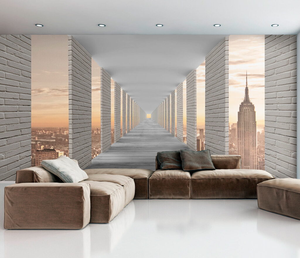 Colonadă peste oraș — interior 8