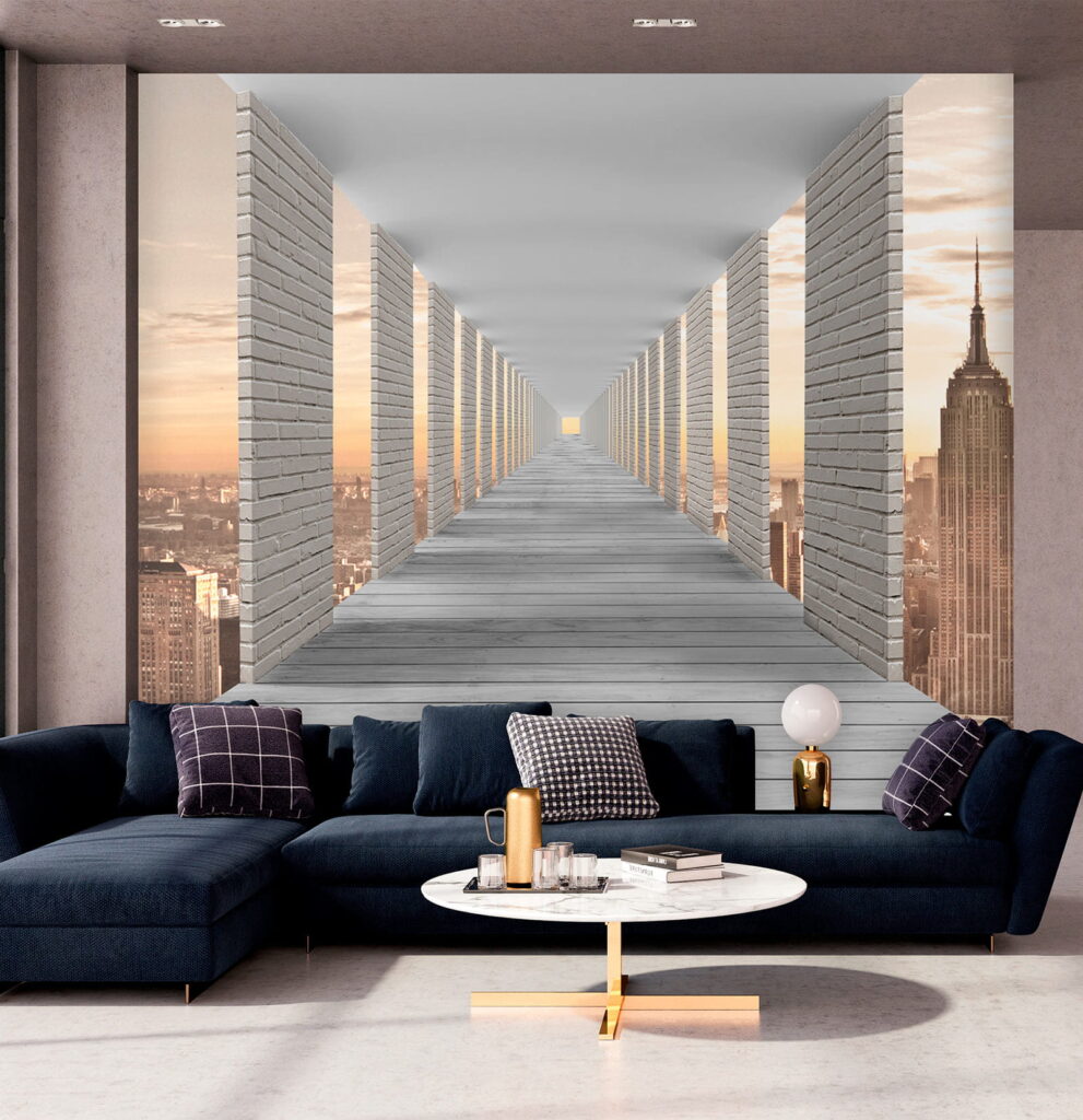 Colonadă peste oraș — interior 1
