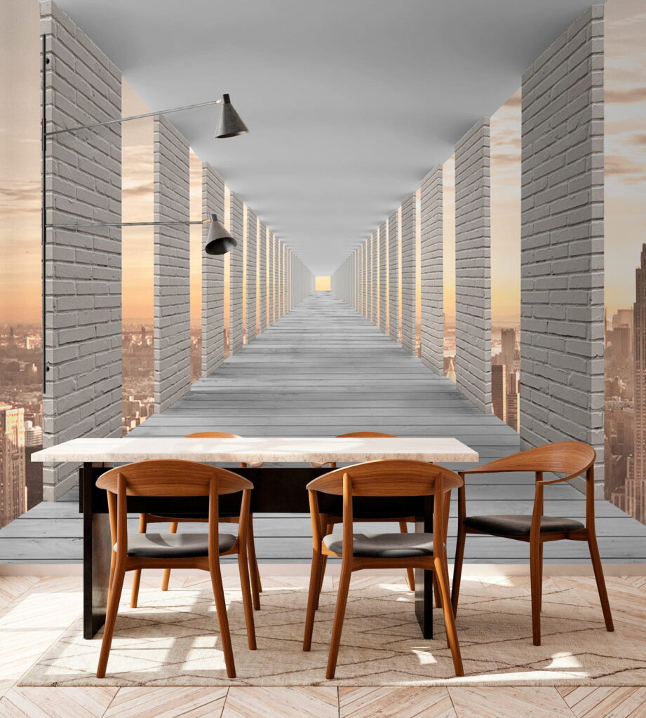 Colonadă peste oraș — interior 9