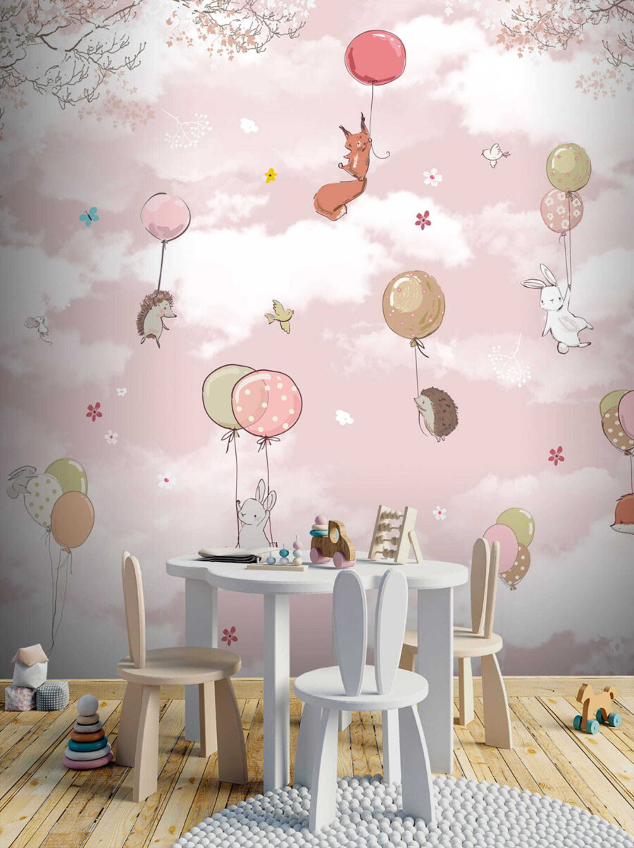 Animale plutind cu baloane — interior 5
