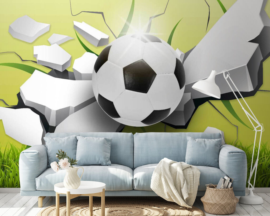 Fotbal prin zid — interior 2