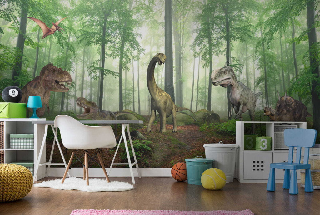 Dinozauri în pădure — interior 1