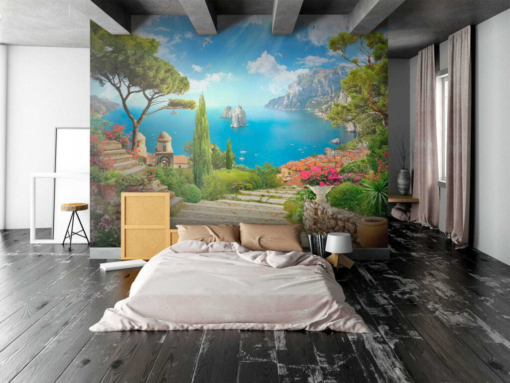 Scară florală spre mare — interior 2