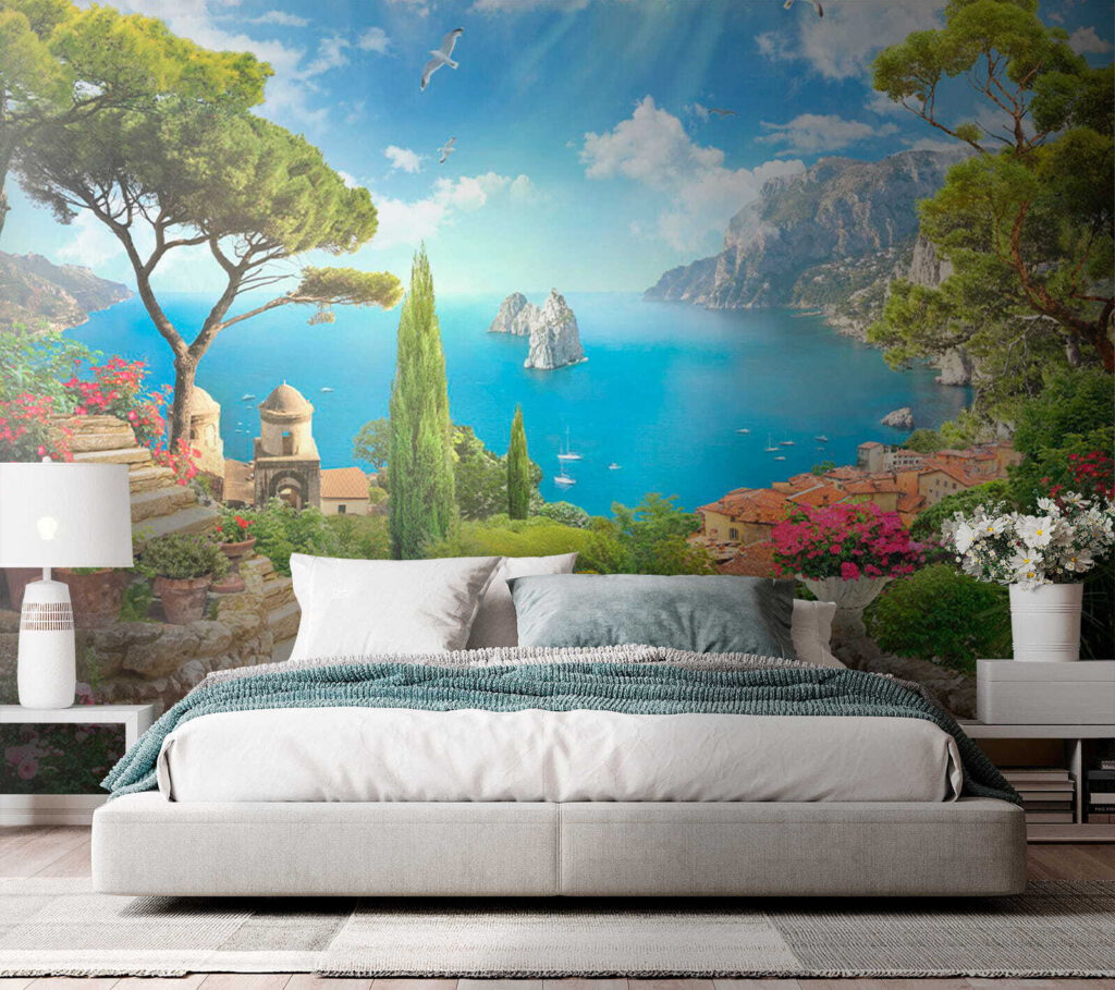 Scară florală spre mare — interior 1