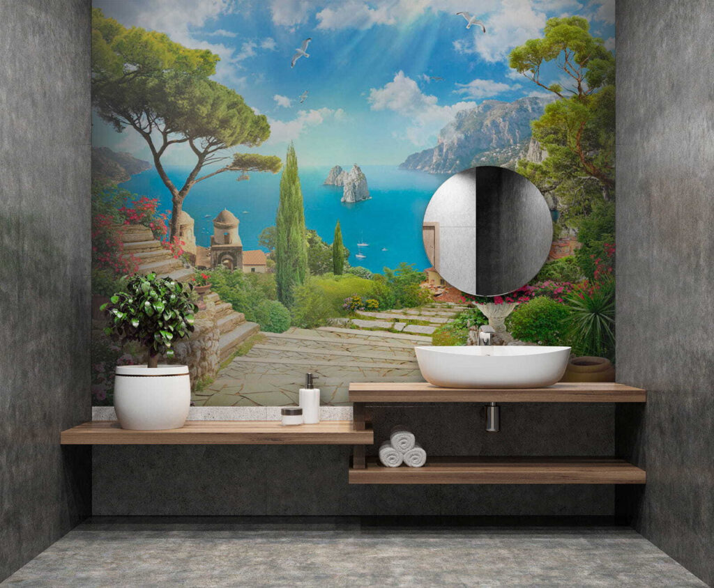 Scară florală spre mare — interior 8