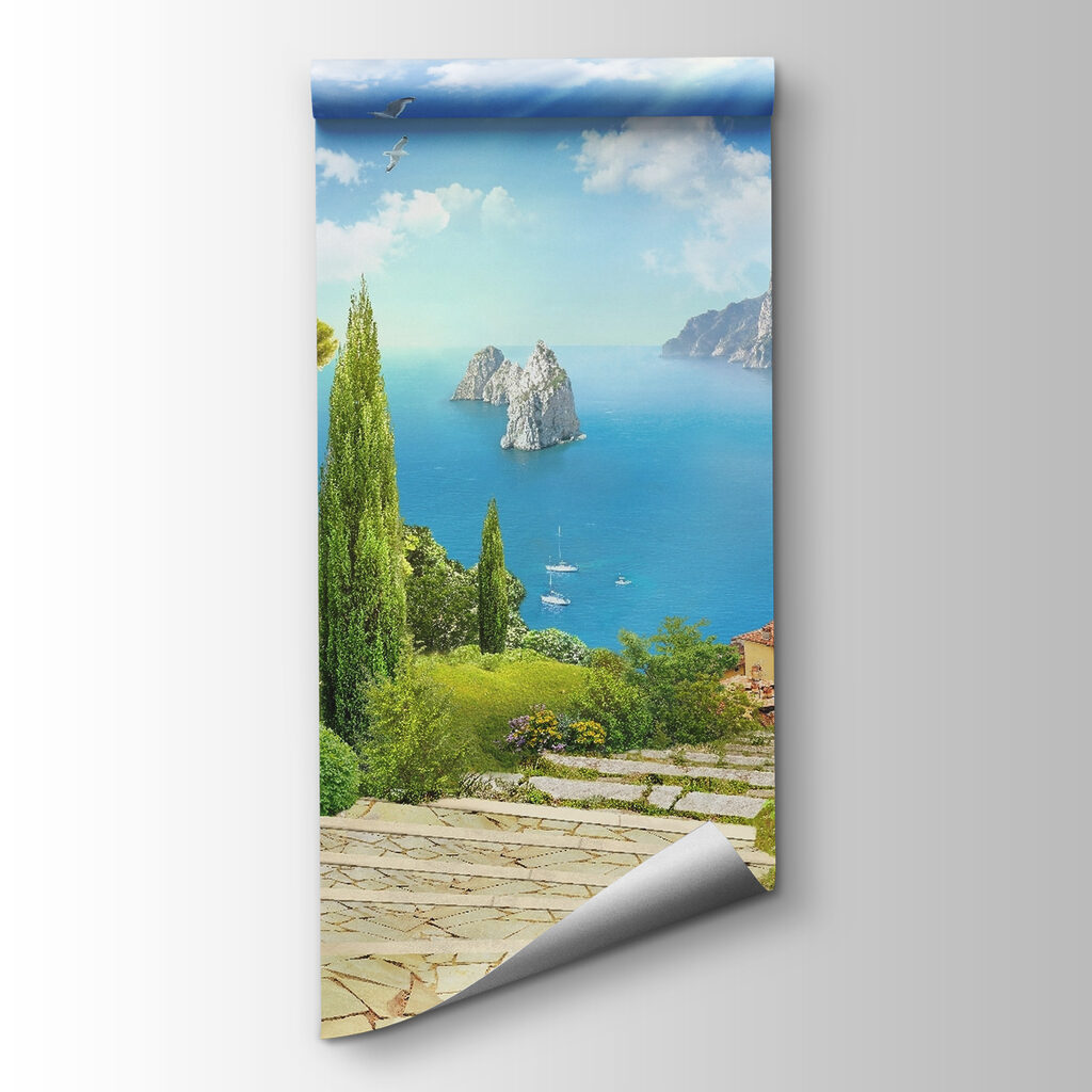Scară florală spre mare — vizualizare produs