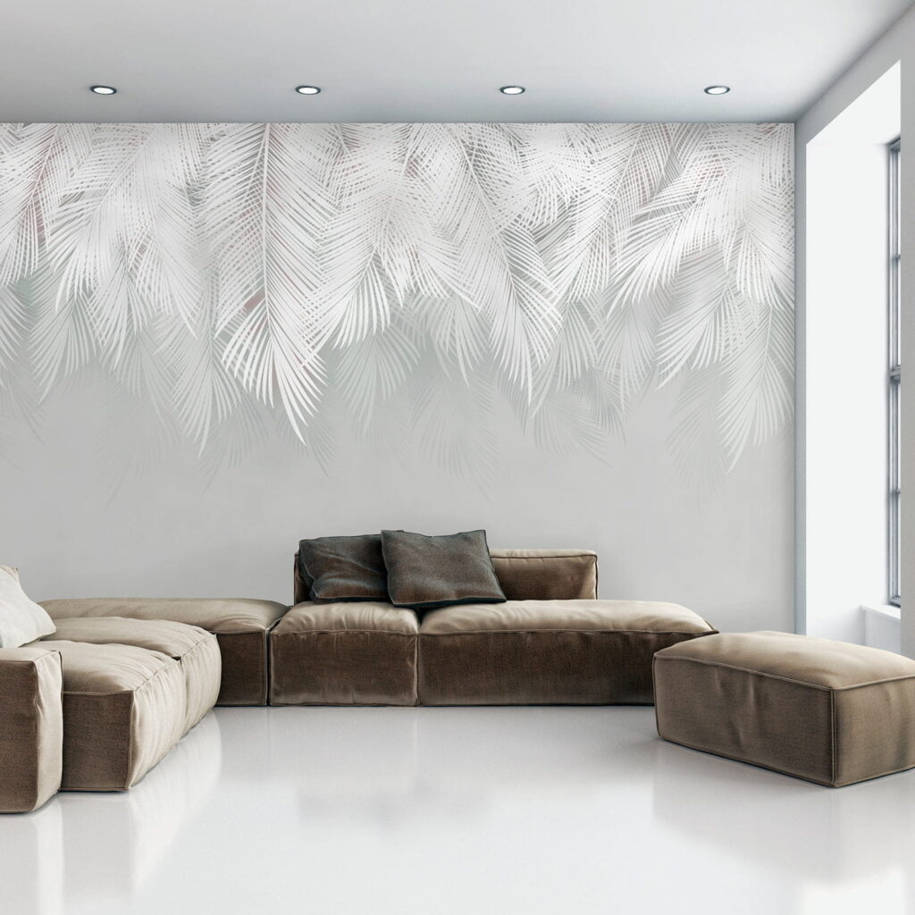 Ramuri albe de palmier — interior 7