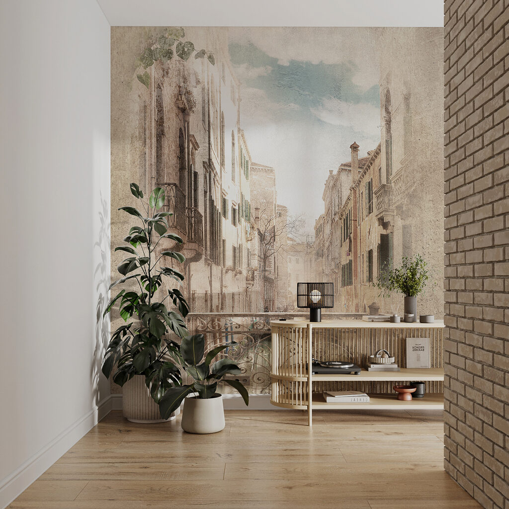 Balcon în acuarelă veche — interior 5
