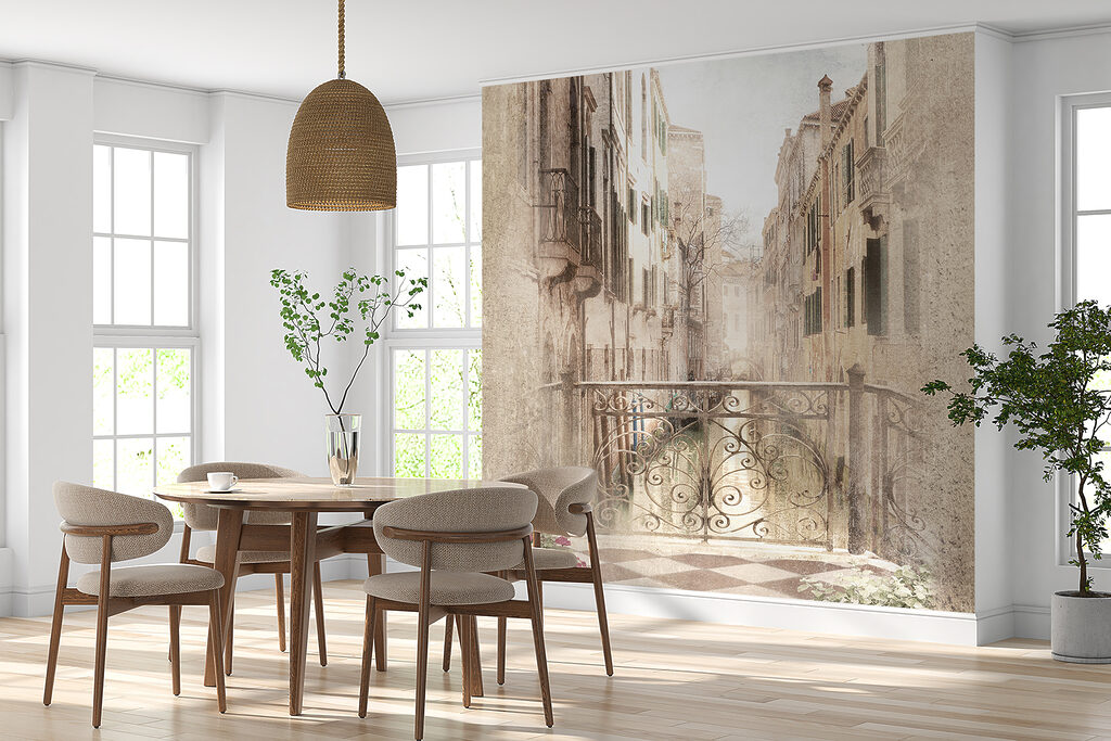 Balcon în acuarelă veche — interior 6