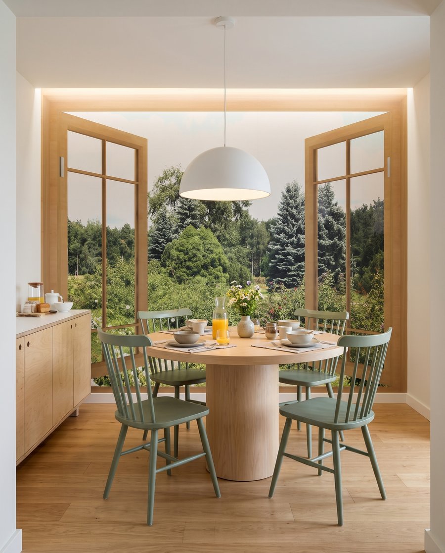 Fereastră spre grădină — interior 4