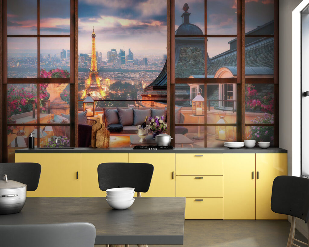 Paris printr-o fereastră — interior 1