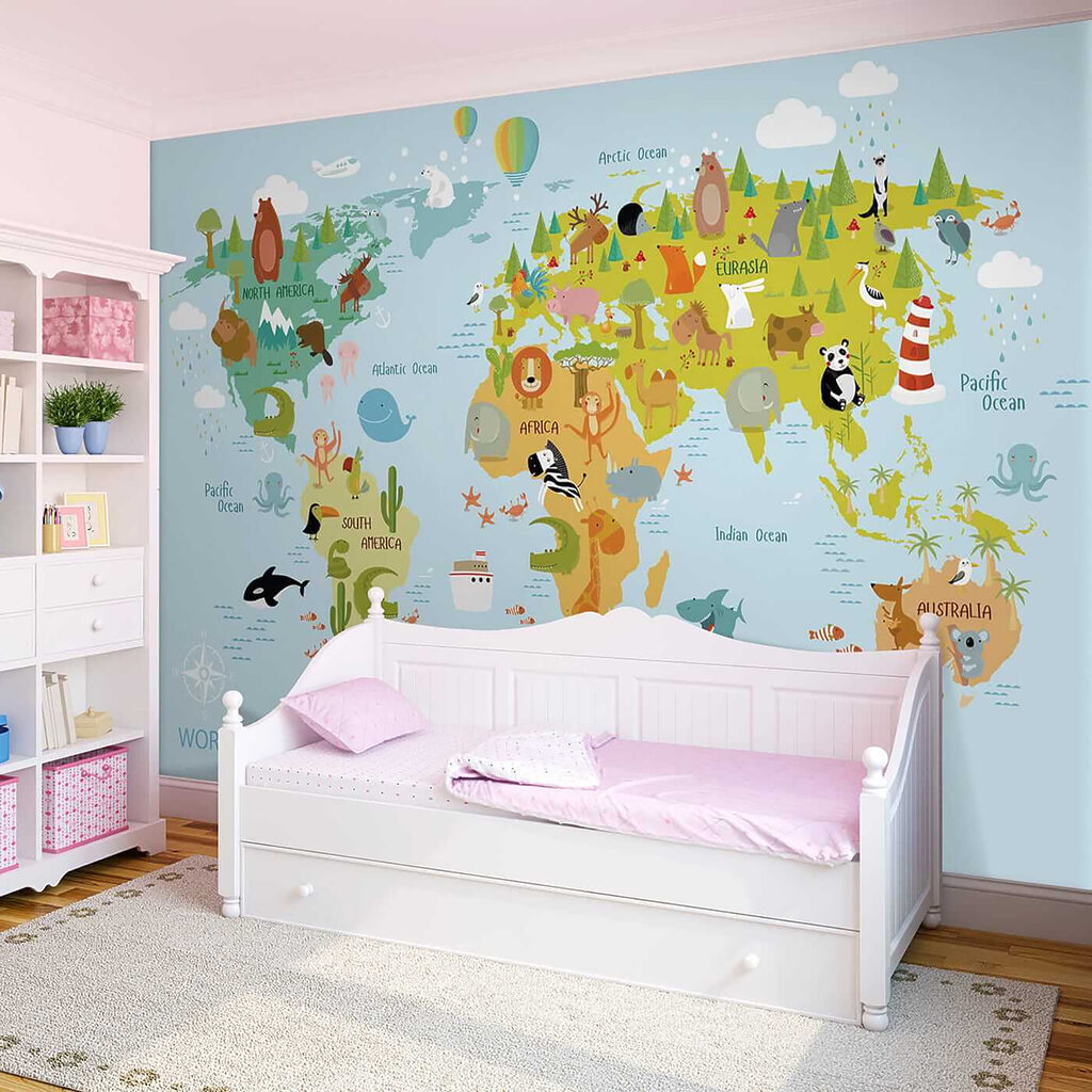 Harta lumii cu animale — interior 9