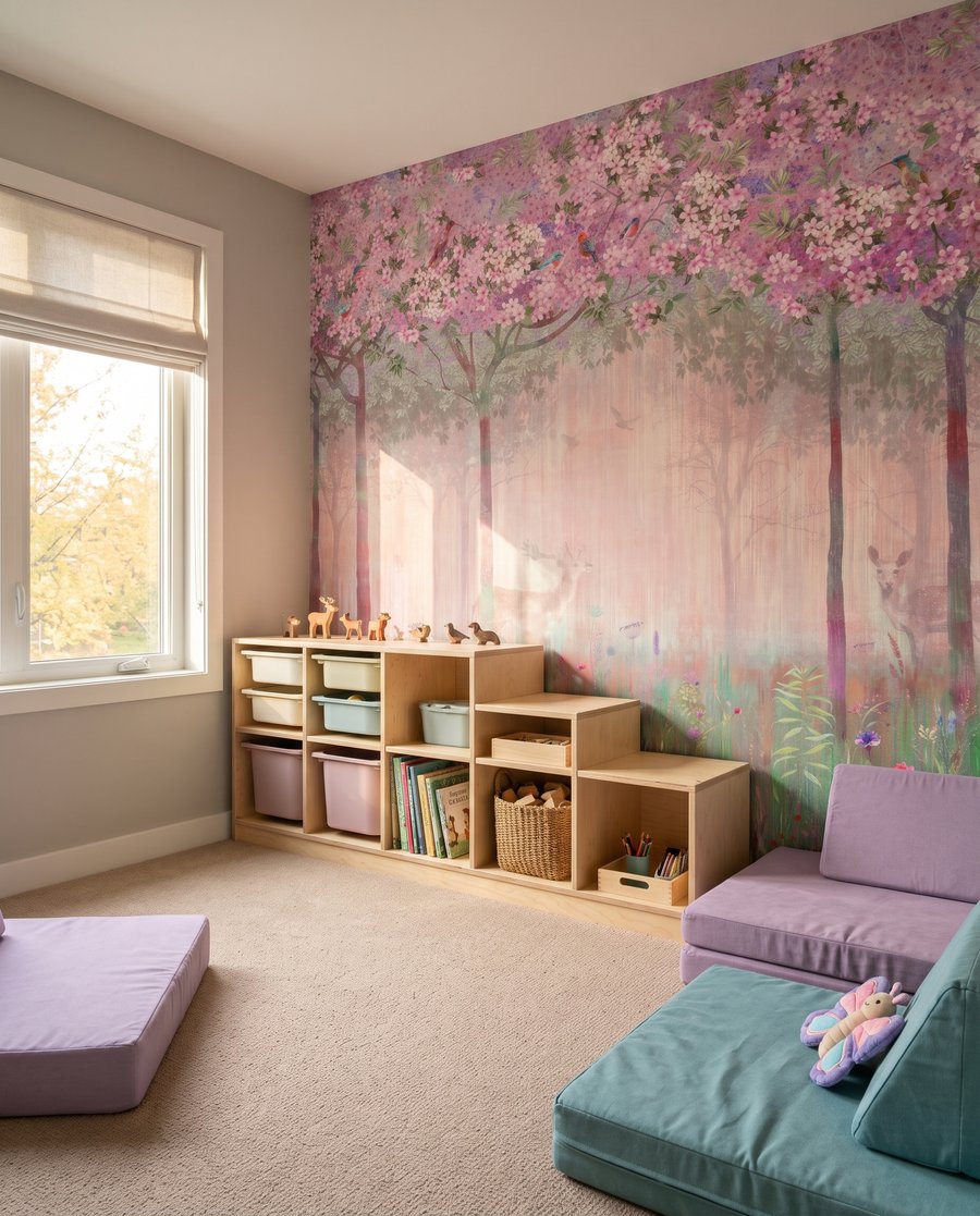 Cerb printre flori — interior 6
