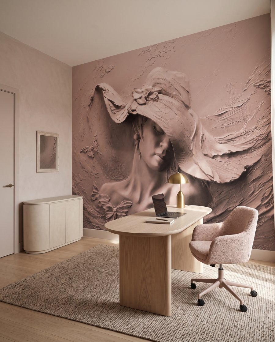 Femeie cu pălărie ondulată — interior 5