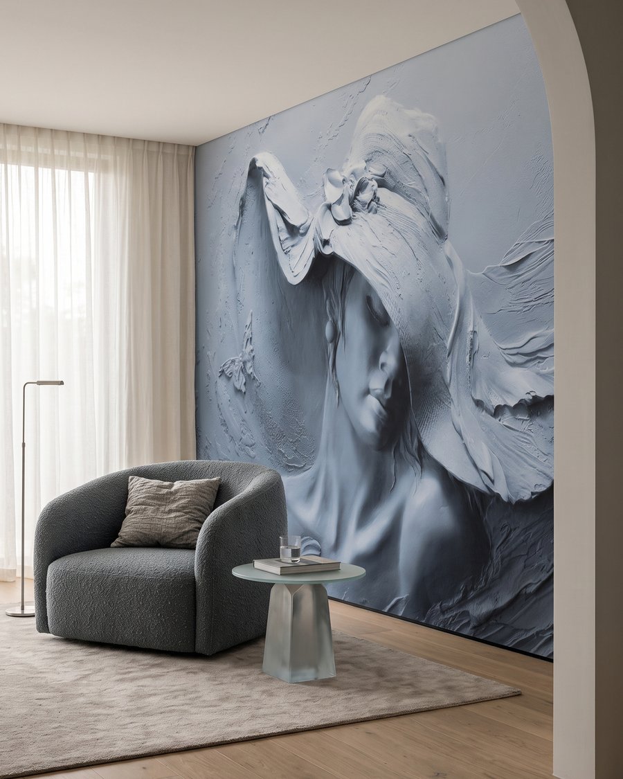 Femeie cu pălărie ondulată — interior 4