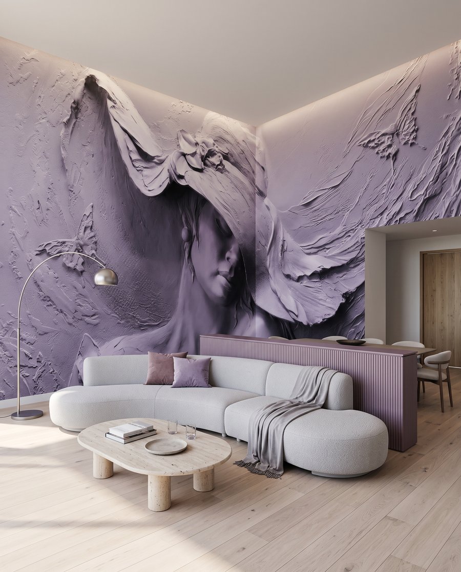 Femeie cu pălărie ondulată — interior 3