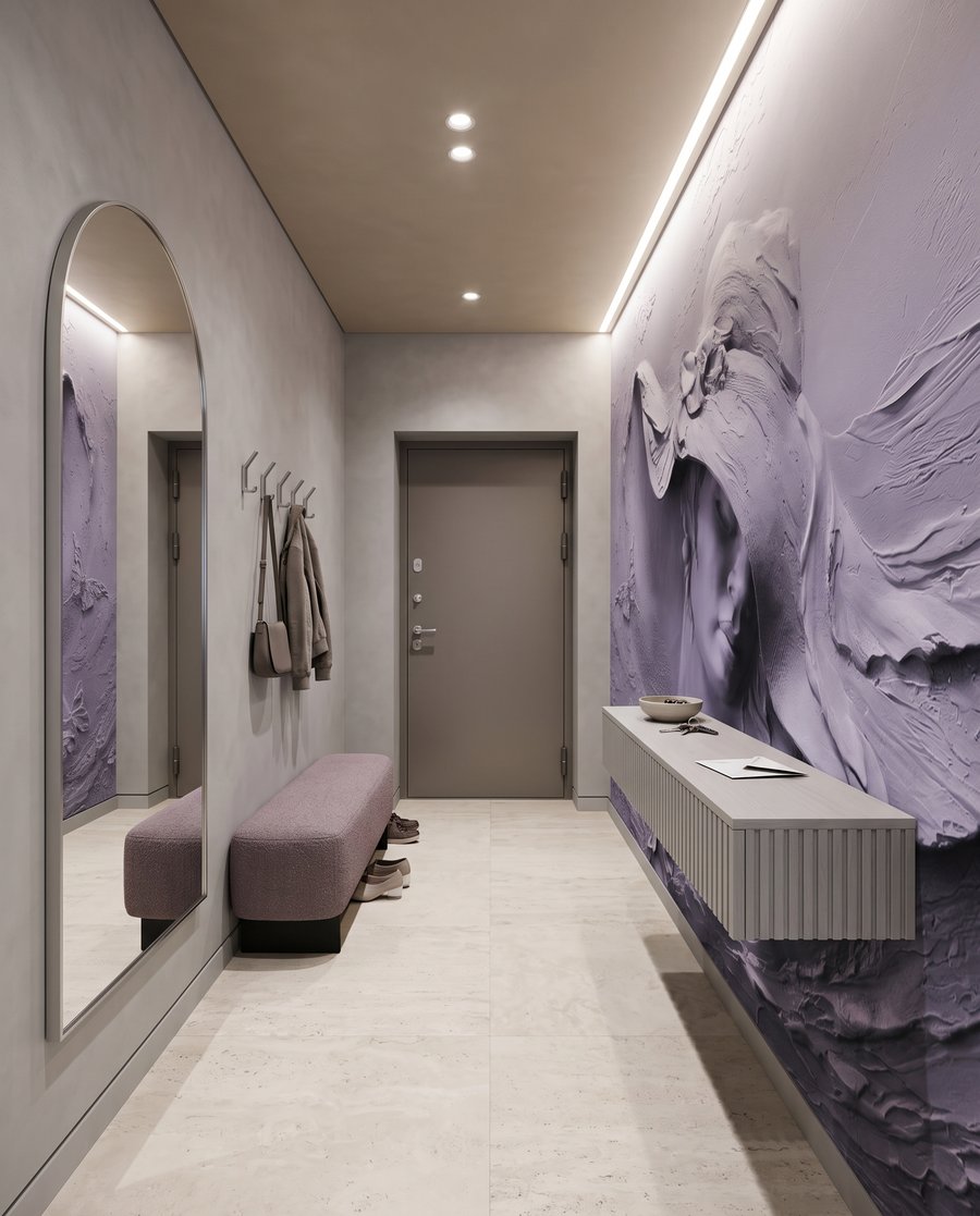 Femeie cu pălărie ondulată — interior 4