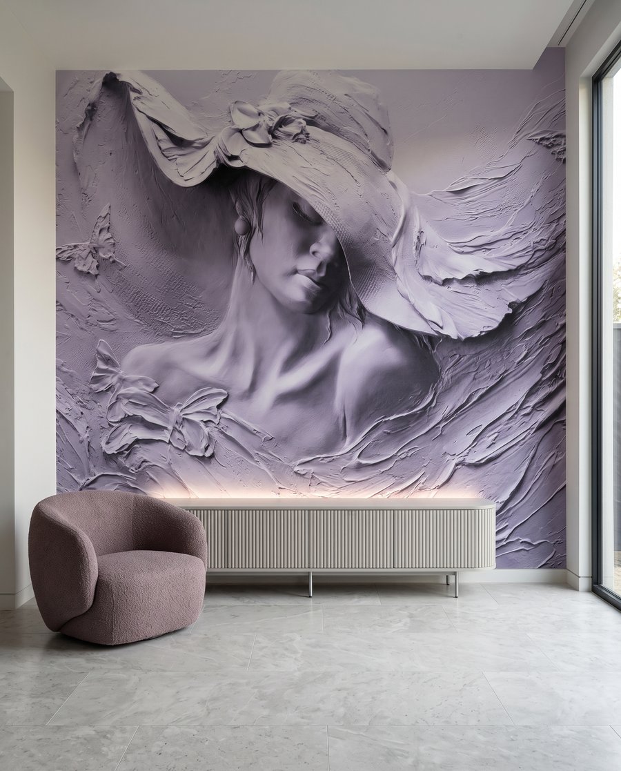 Femeie cu pălărie ondulată — interior 5