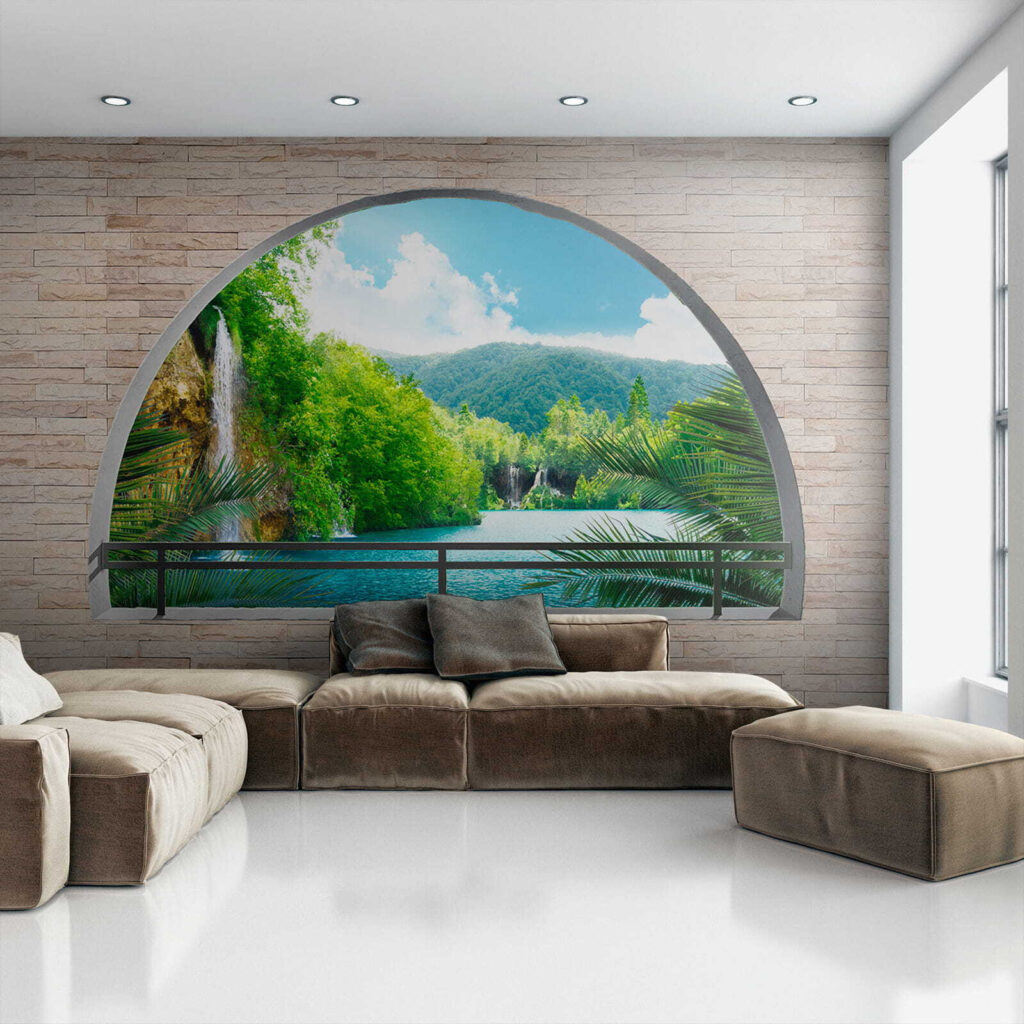 Râu prin arcadă rotundă — interior 4