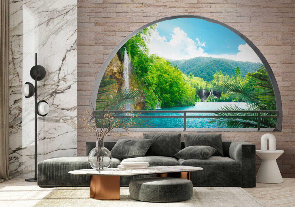 Râu prin arcadă rotundă — interior 5