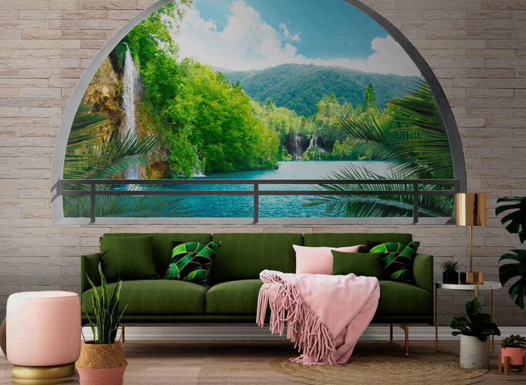 Râu prin arcadă rotundă — interior 6