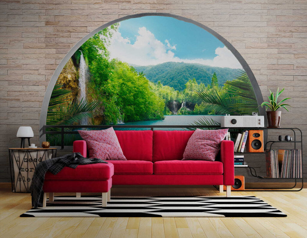 Râu prin arcadă rotundă — interior 7