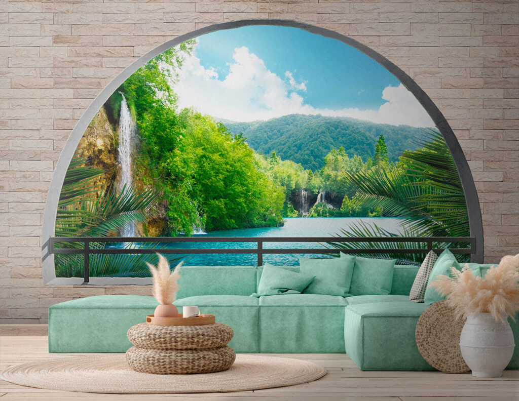 Râu prin arcadă rotundă — interior 8