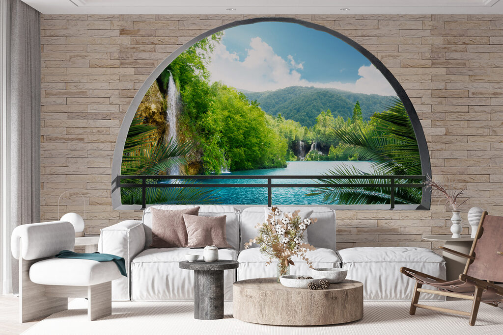 Râu prin arcadă rotundă — interior 11