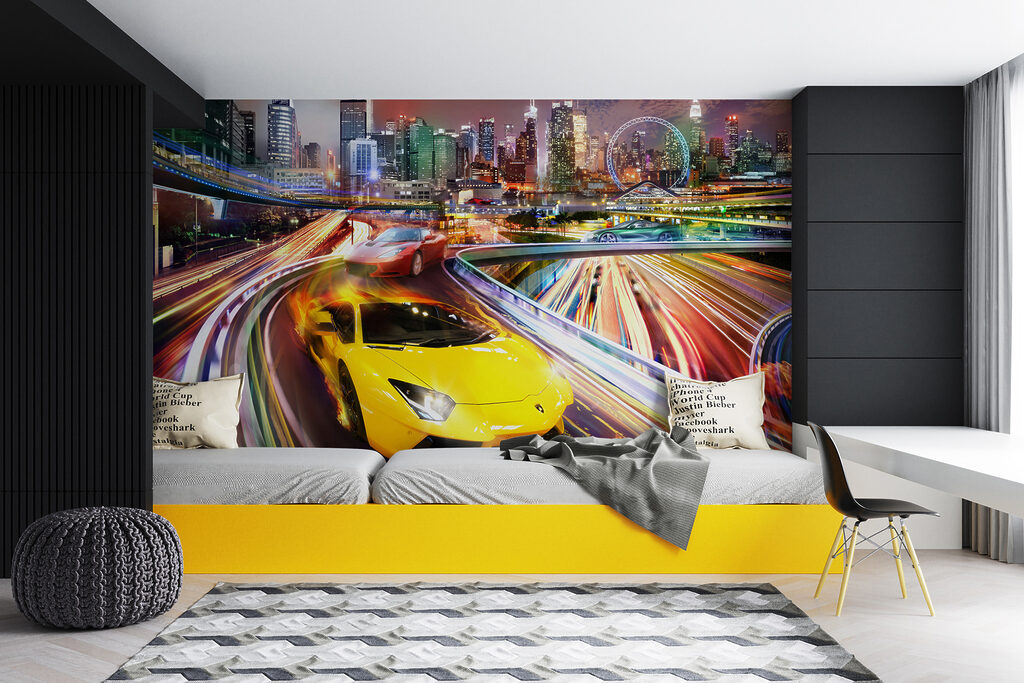 Mașină sport prin culori — interior 7