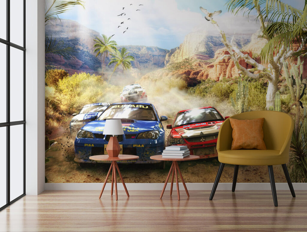 Raliu printre palmieri — interior 4
