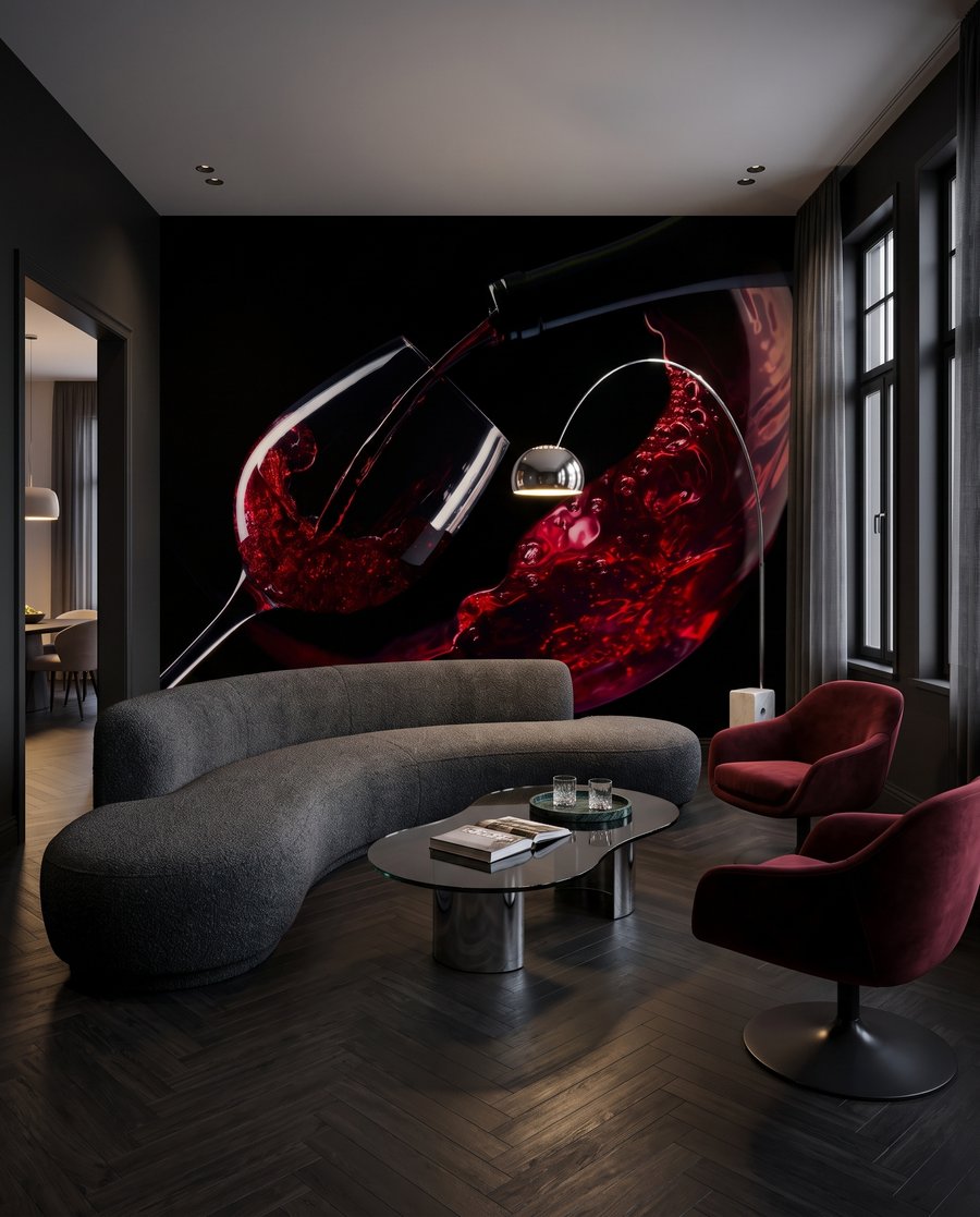 Vin roșu în mișcare — interior 3