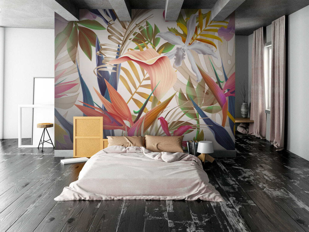 Flori dense printre frunze — interior 4