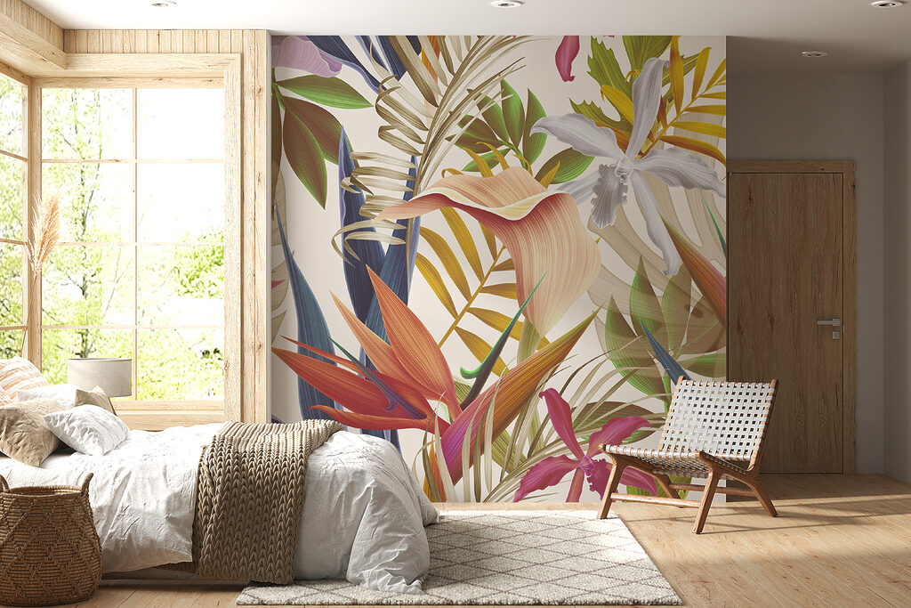 Flori dense printre frunze — interior 11