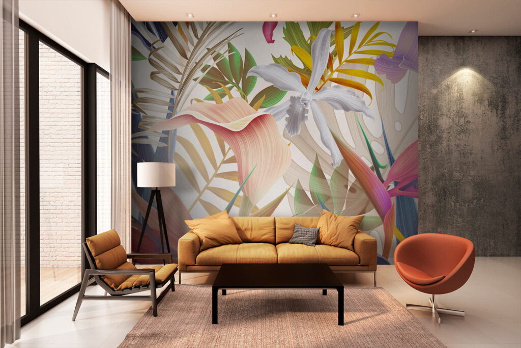 Flori dense printre frunze — interior 7