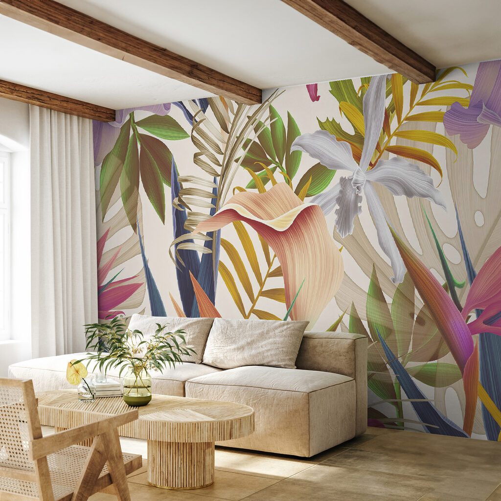 Flori dense printre frunze — interior 12