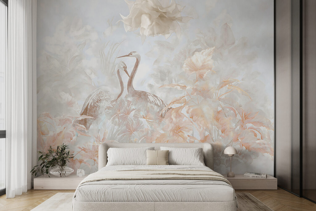 Doi cocori printre flori — interior 2