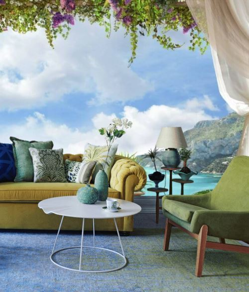 Golf prin perdele albe — interior 2