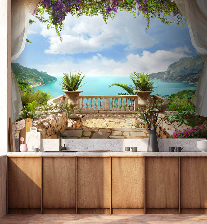 Golf prin perdele albe — interior 1