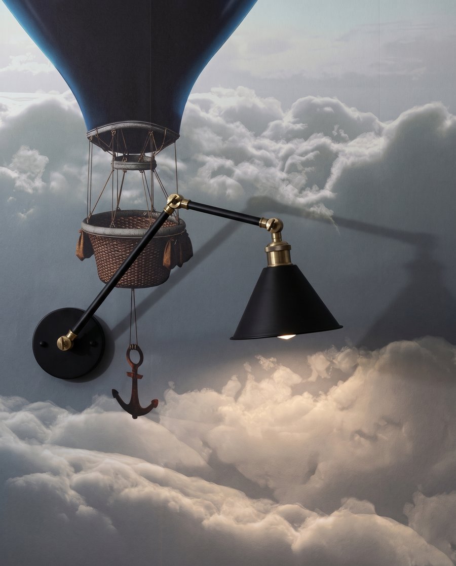 Balon sub stele — detaliu