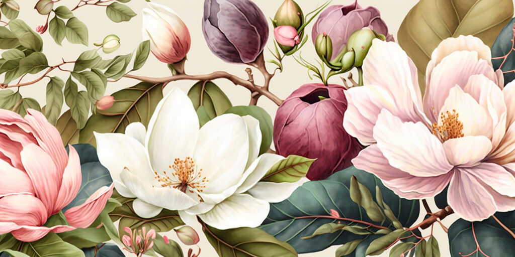 Magnolii dese — design complet
