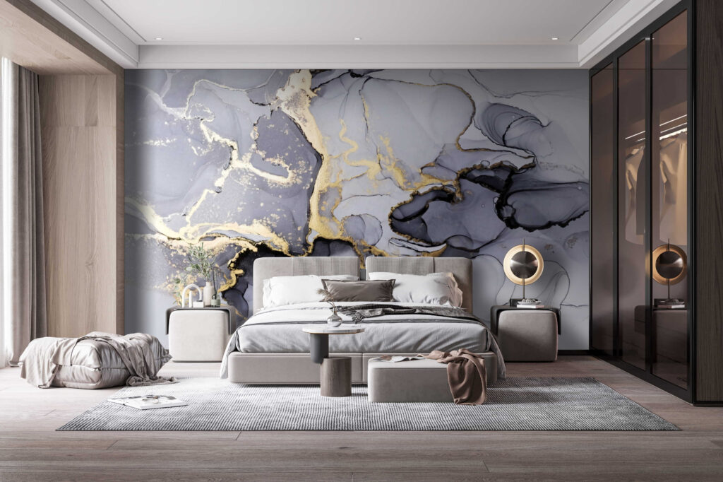 Lila cu vene aurii — interior 1