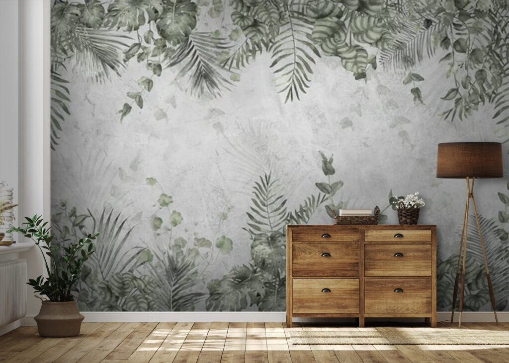 Margine verde pe alb — interior 1