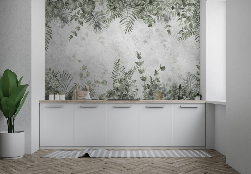 Margine verde pe alb — interior 2