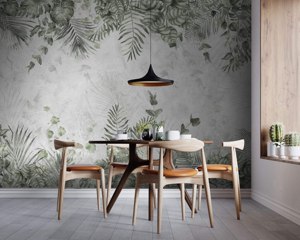 Margine verde pe alb — interior 3