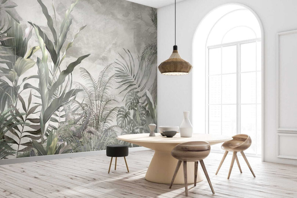 Grădină verde-cenușie — interior 3