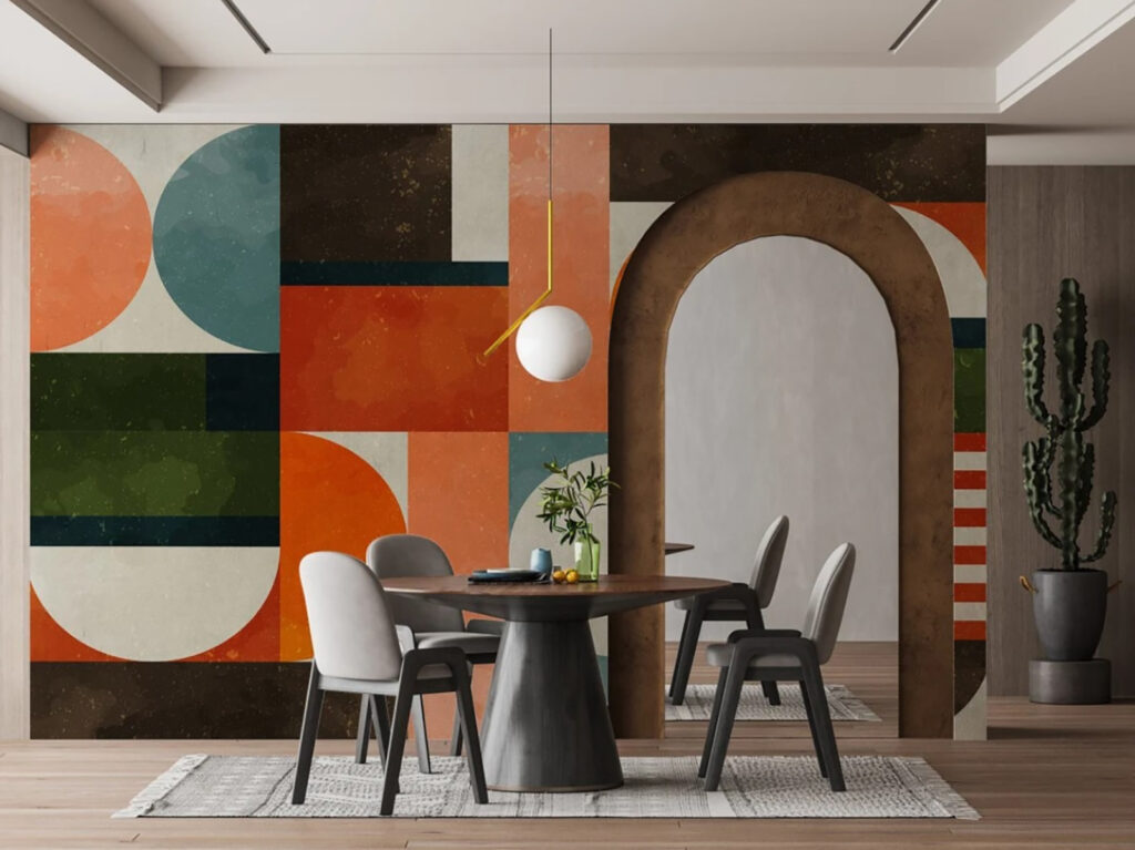 Semicercuri colorate — interior 1